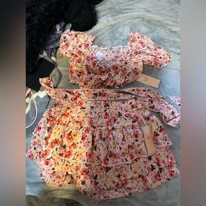 2pcs floral set